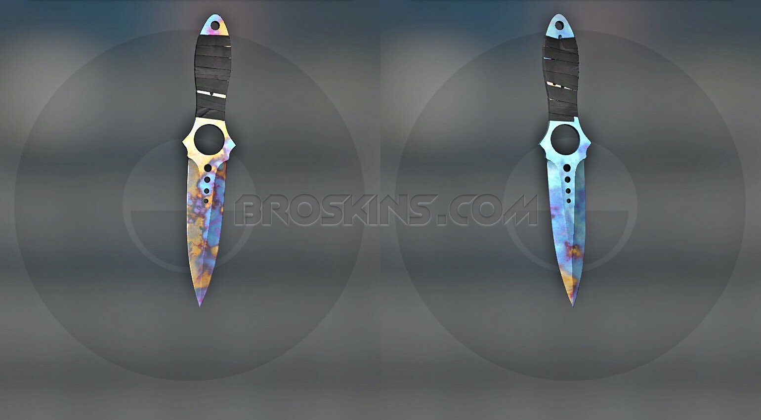 Skeleton Case Hardened Blue Gem Patterns (seed) BroSkins CSGO trade