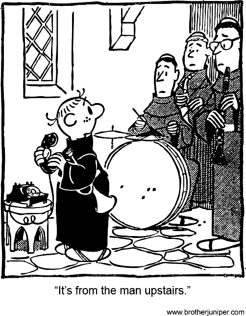 Fr McCarthy's Brother Juniper Cartoon is back!