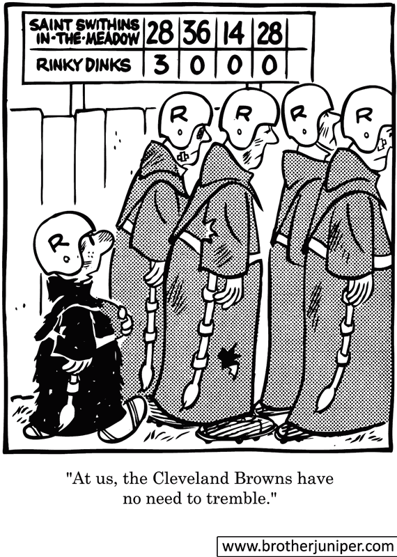 Brother Juniper Cartoon by Fr. Justin ‘Fred’ McCarthy