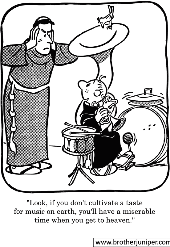 Brother Juniper Cartoon by Fr. Justin ‘Fred’ McCarthy