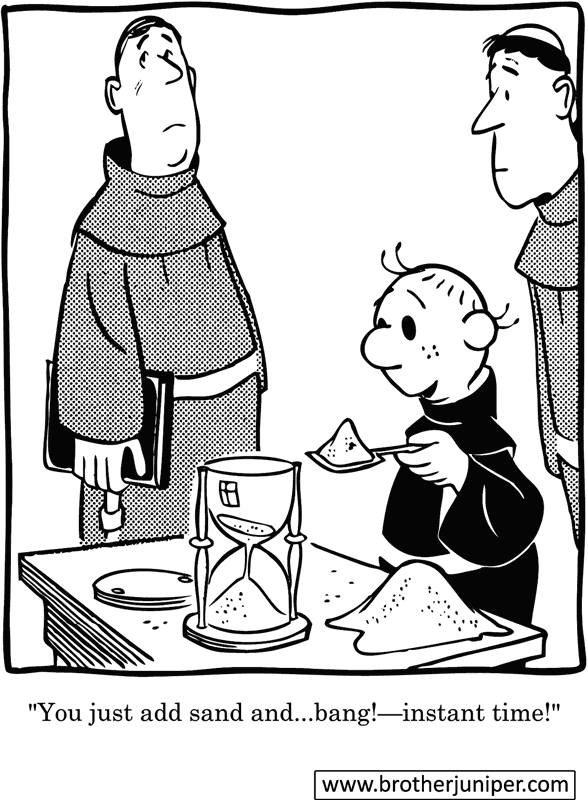 Brother Juniper Cartoon by Fr. Justin ‘Fred’ McCarthy