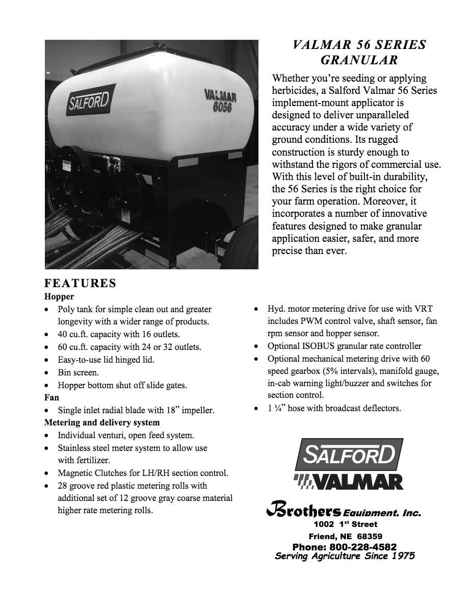 Catalog Brothers Equipment, Inc.