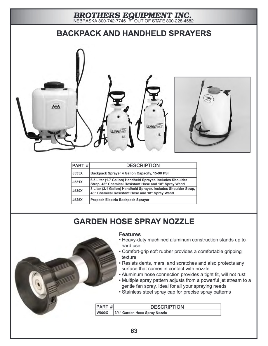 Catalog Brothers Equipment, Inc.