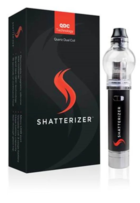 Shatterizer Dab Pen Glass Chamber Vaporizer for Shatter THC Distillate