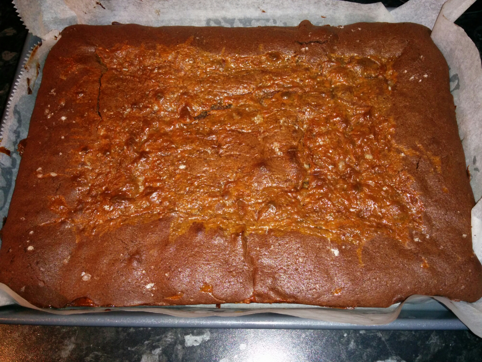 Salted Caramel Brownies brownbaker