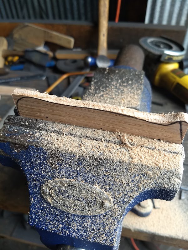 Using a Rasp to Make a Knife Handle DIY Knife Making Brown County