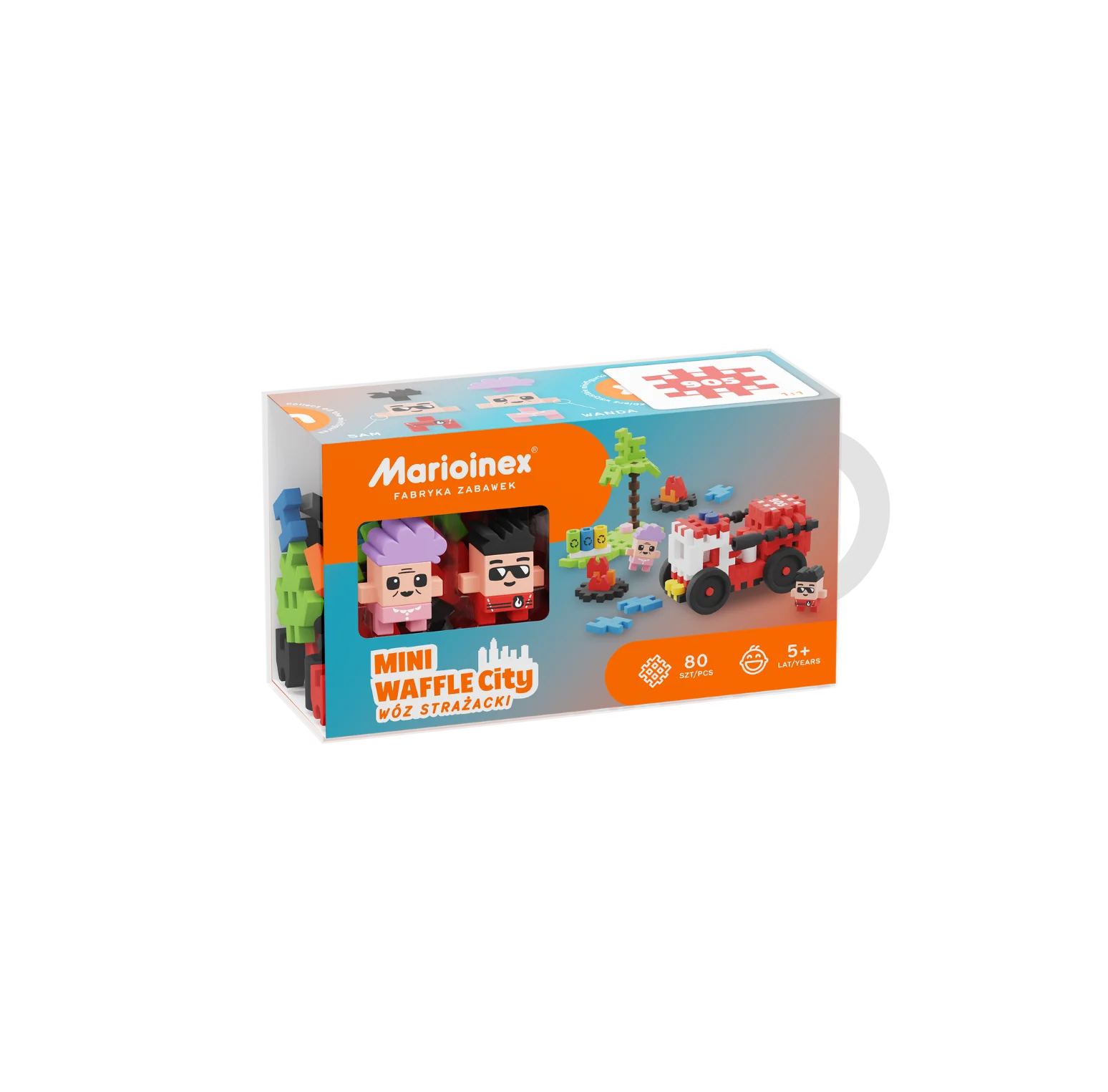 Mini Waffle City Fire Truck The Toy Chest