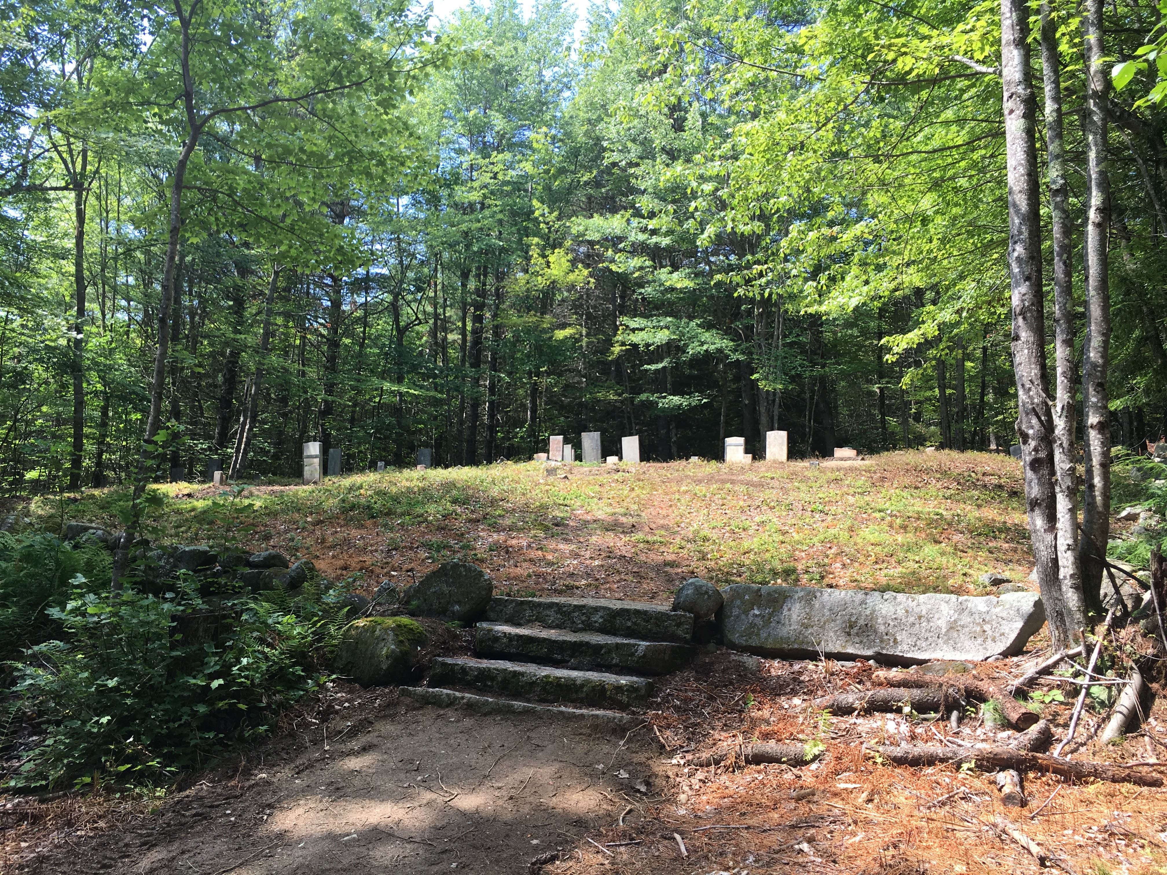 Quint Cemetery (AKA Rogers Cemetery) Brownfield Maine Cemeteries