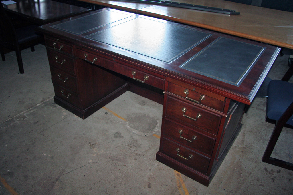 Kimball President DoublePedestal Desk eBay