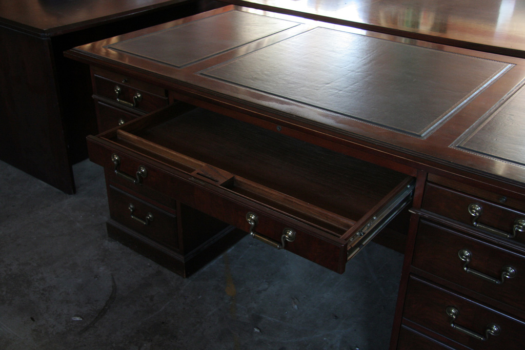 Kimball President DoublePedestal Desk eBay