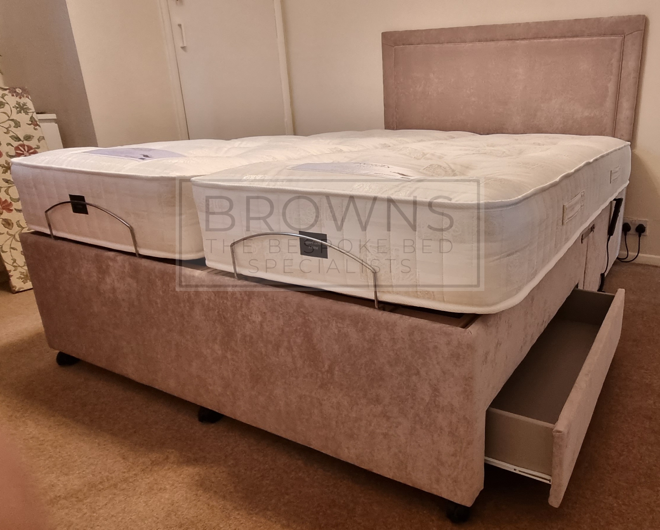 Electric Adjustable Bed Browns Bespoke Beds
