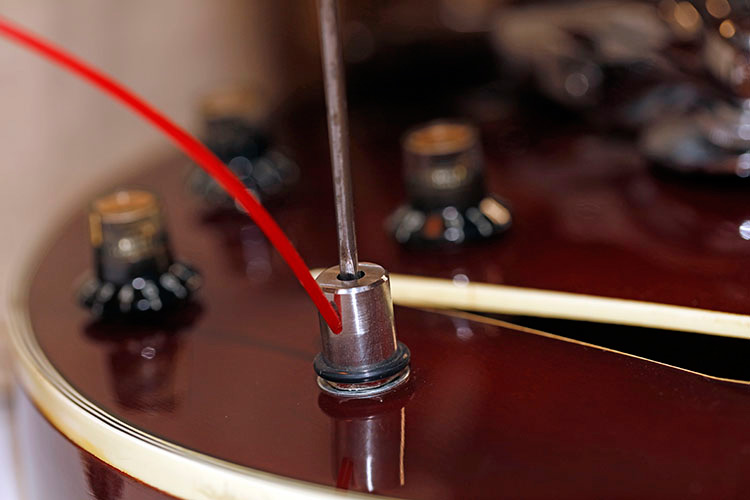 Pot Cleaning Cap Brown's Guitar Factory