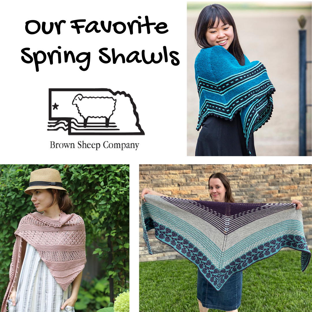 Our Favorite Spring Shawls Brown Sheep Company, Inc.