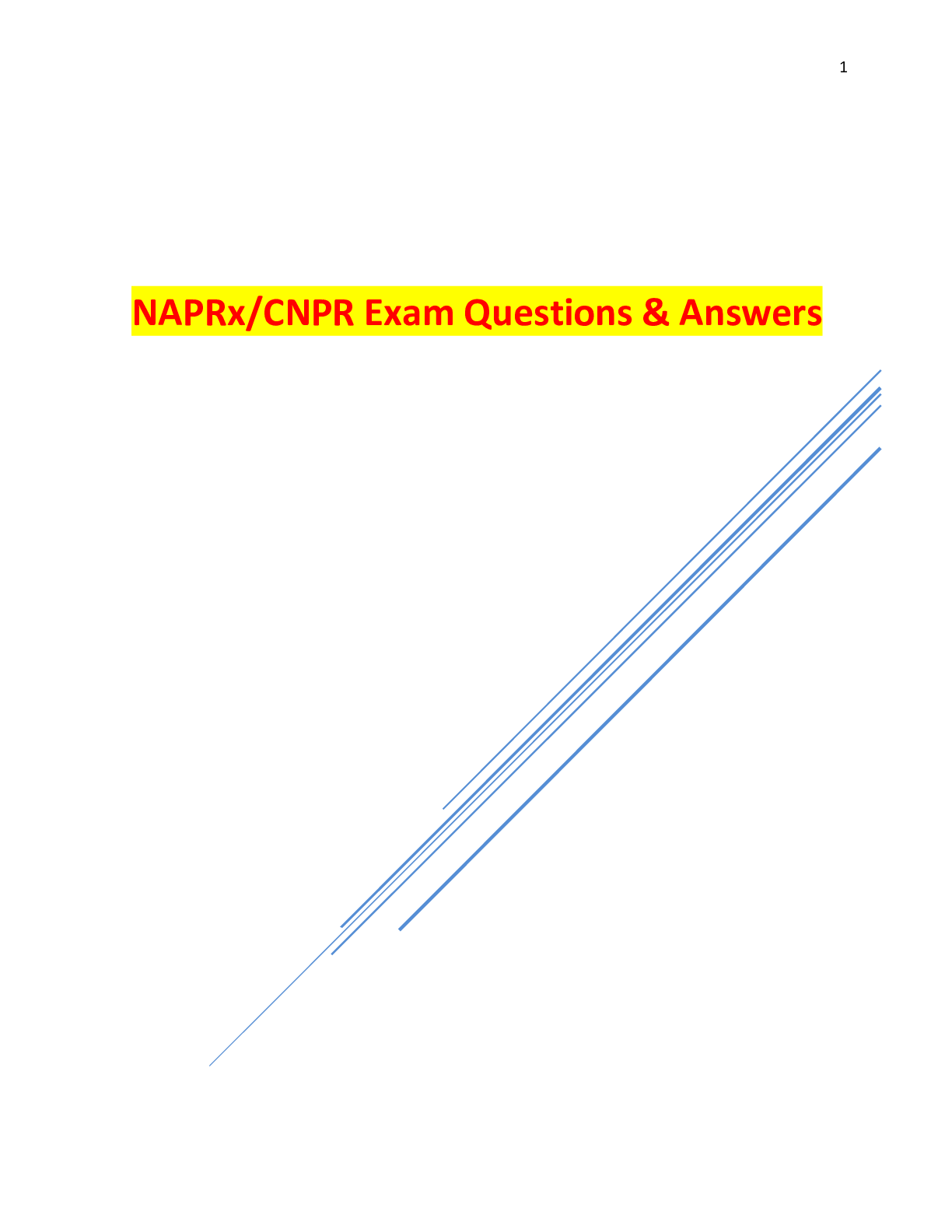 MED SURG 201 Medical Surgical Final Exam Questions and Answers; West