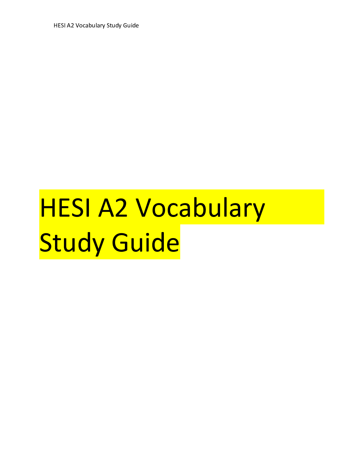 HESI_A2_V2 Study Guide,ALL ANSWERS CORRECT Browsegrades