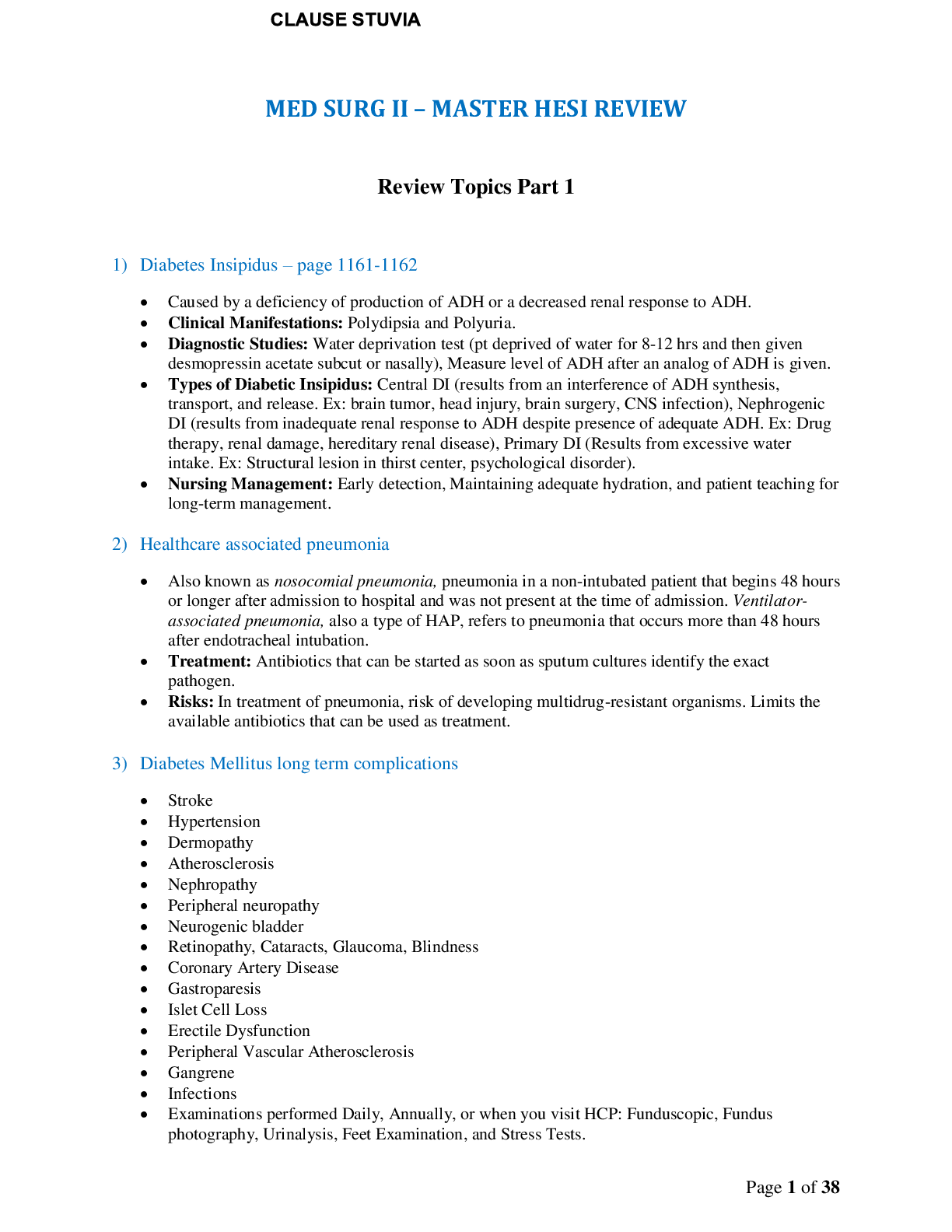 PHARMACOLOGY HESI VERSION 2 RE…