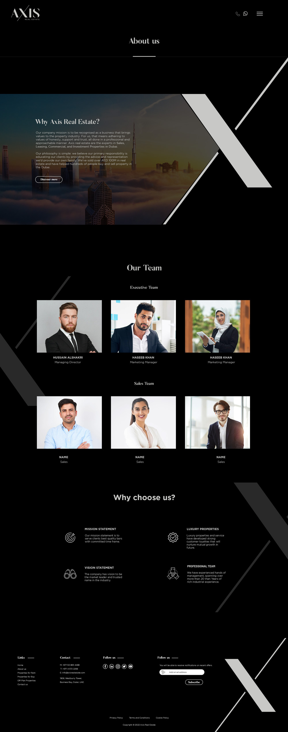 Axis Real Estate UX/UI Design  Design Company Dubai