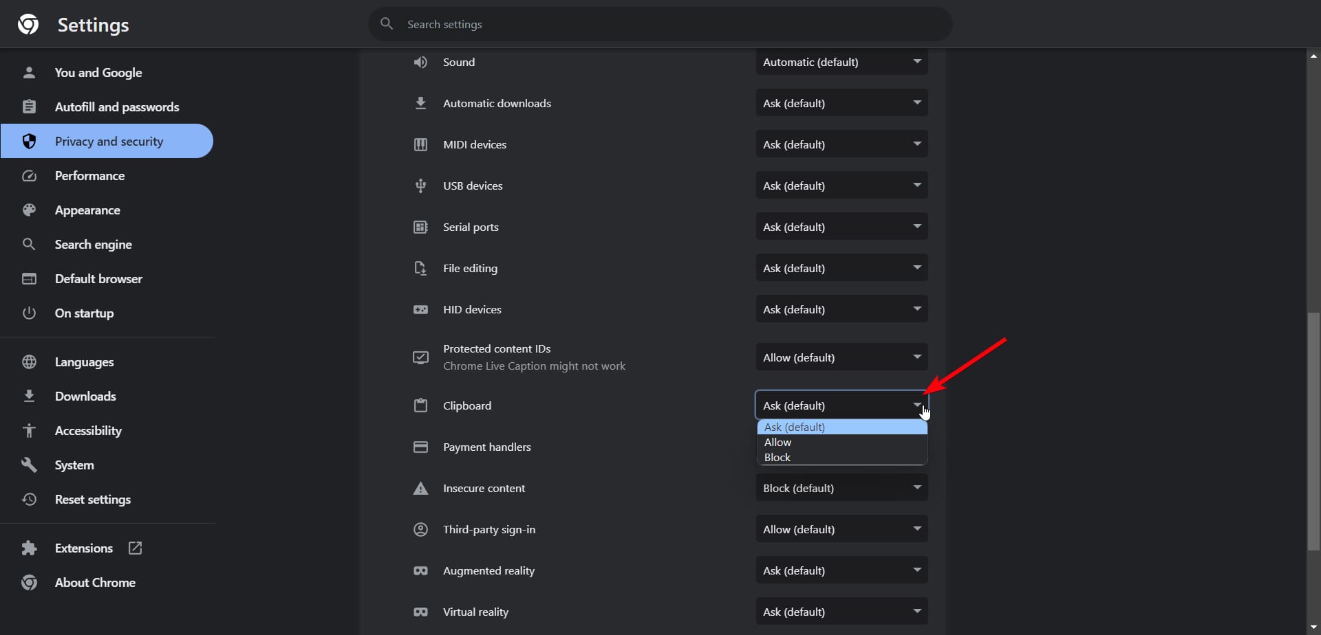 How To Deny site Access to Clipboard on Browsers