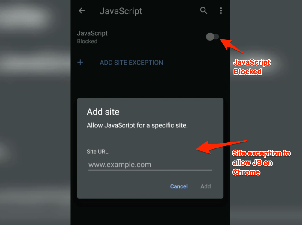 How to Enable or Disable JavaScript in Chrome on Android