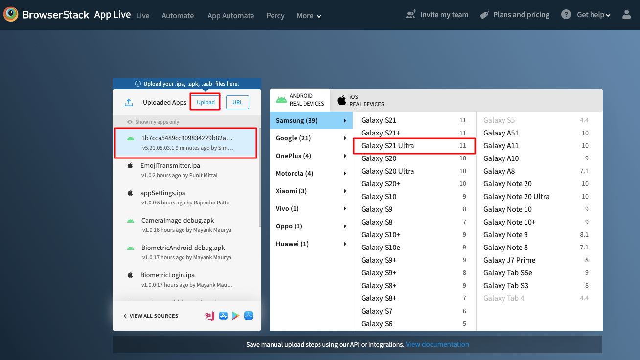 How to Run APK Online in a Browser BrowserStack