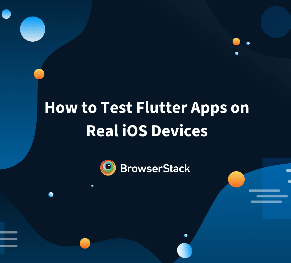 How to run integration tests on Flutter apps BrowserStack