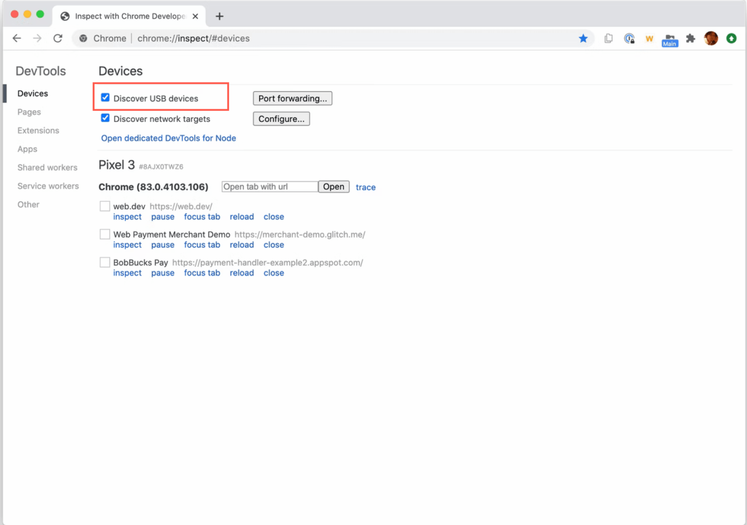 How to Debug site on Mobile Chrome BrowserStack