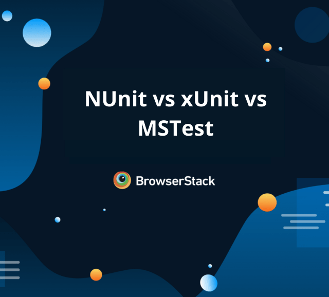 NUnit Vs XUnit Vs MSTest Which Is Better? Detailed, 58 OFF