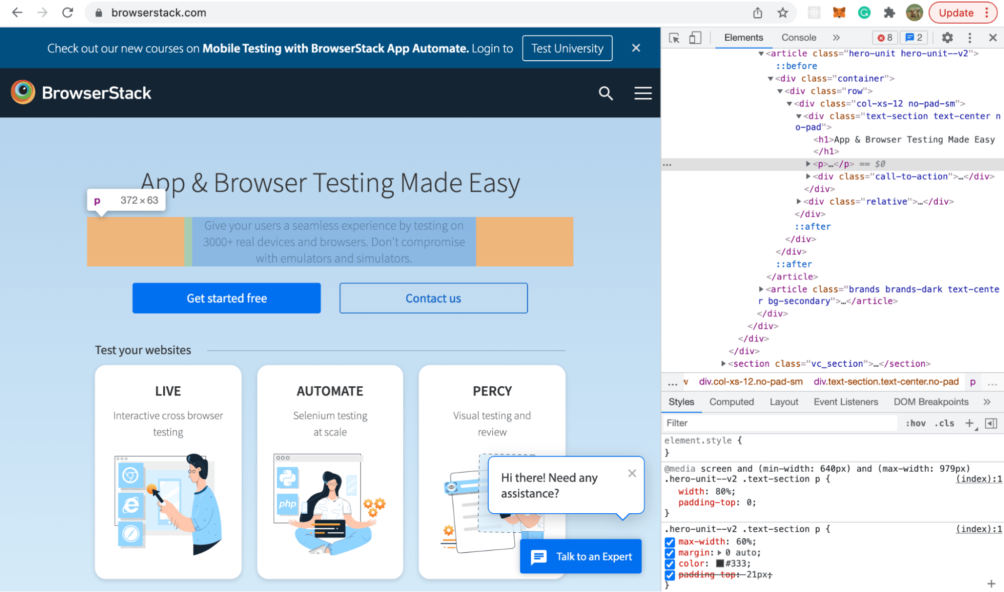 How to Test HTML Code in a Browser? BrowserStack