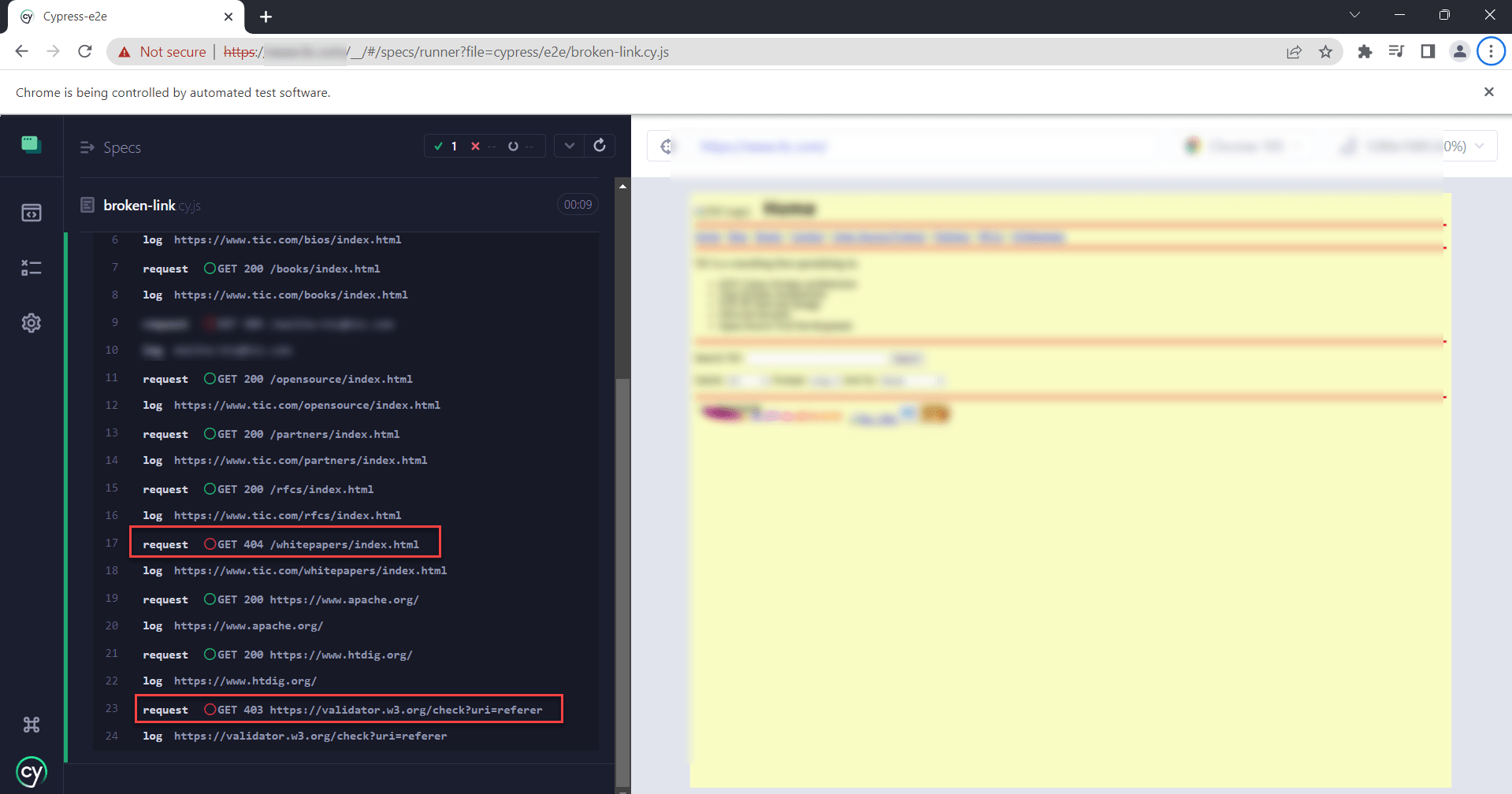 How to find Broken Links using Cypress BrowserStack