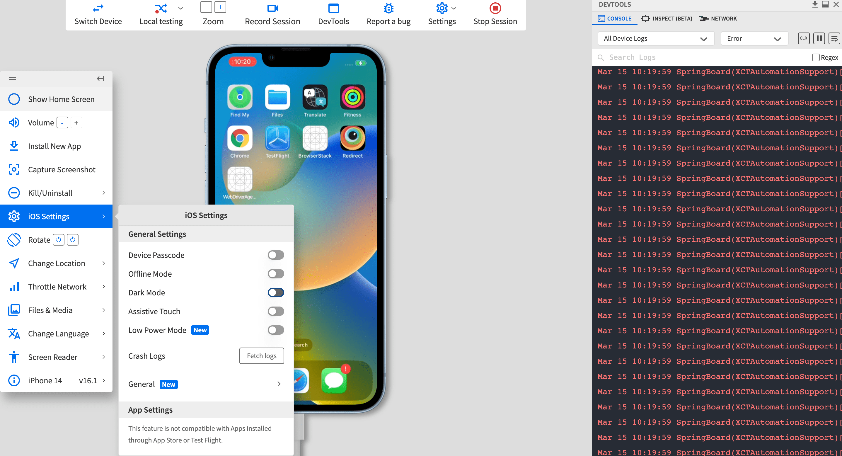 Replacing Android Emulator for Mac/iOS with Real Devices BrowserStack