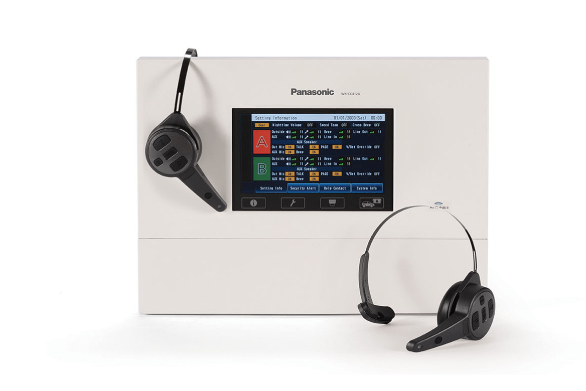 Panasonic Attune noisecancelling drivethru communication system BRS