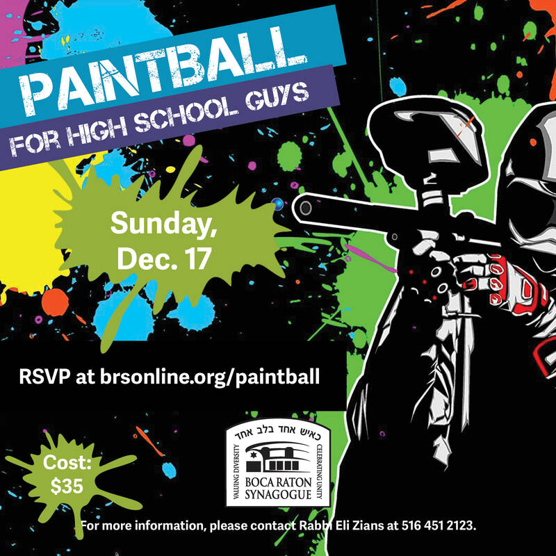 Xtreme Paintball Event Boca Raton Synagogue