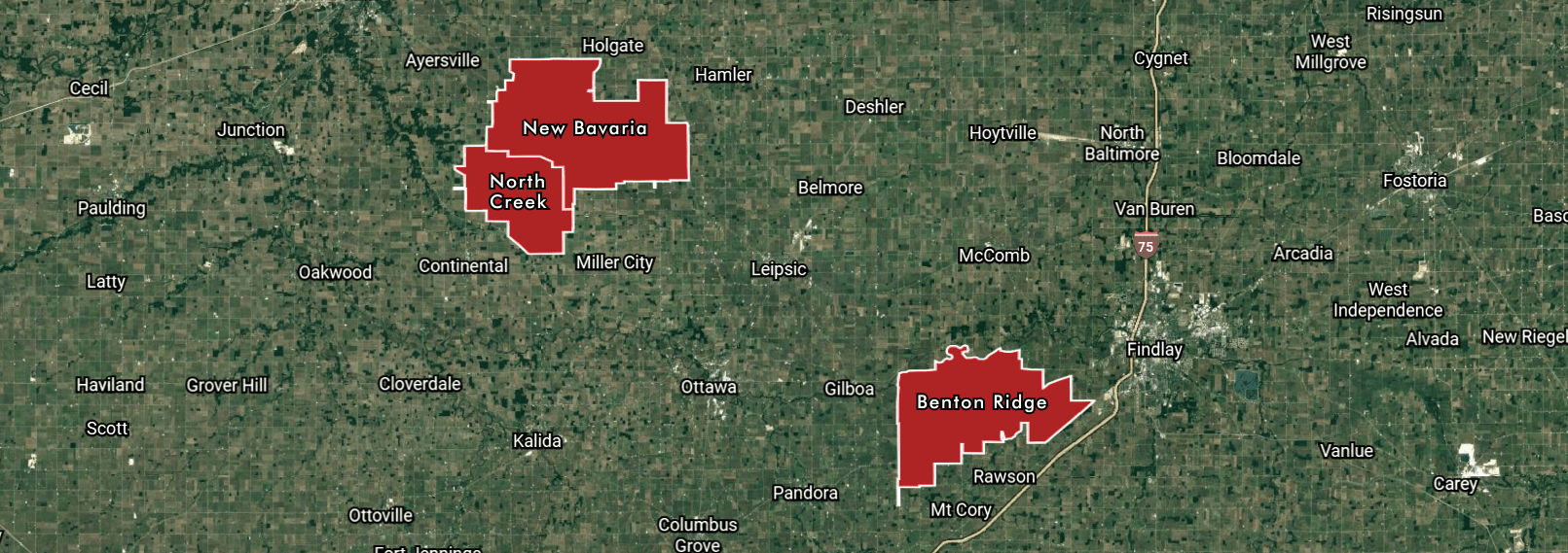 Service Areas Benton Ridge Telephone Company