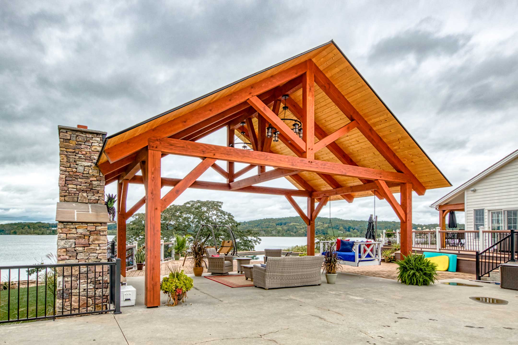 Gallery Claytor Lake Pavilion Blue Ridge Timberwrights