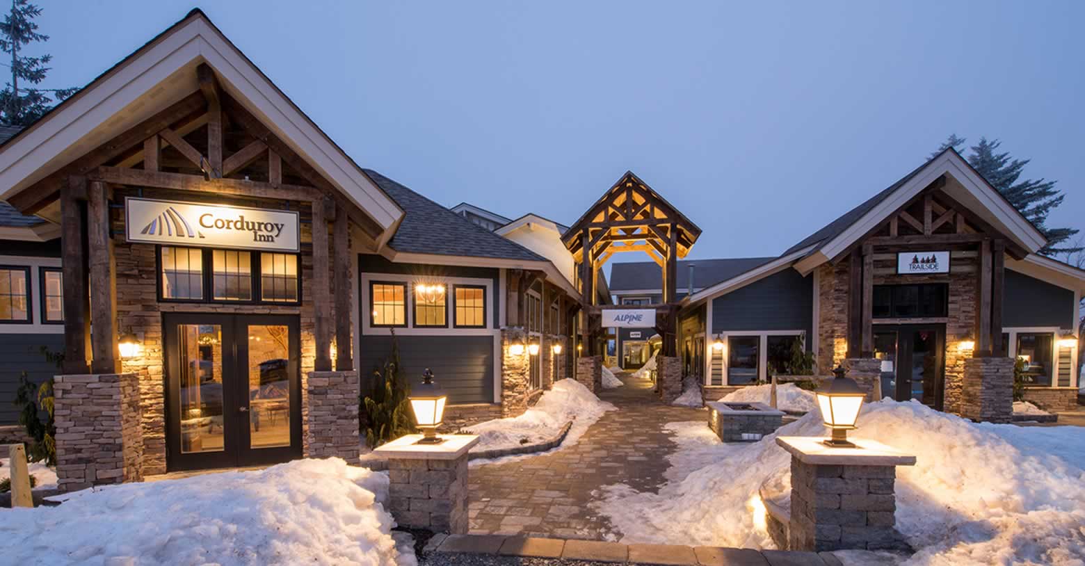Gallery Corduroy Inn at Snowshoe Blue Ridge Timberwrights
