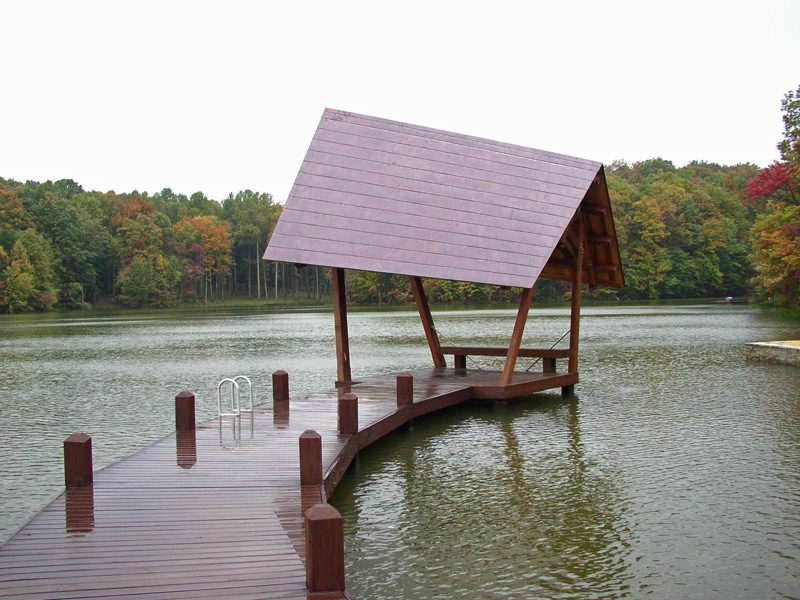 The Pavilion at Overton Retreat Timber Frame Commercial Pavilion