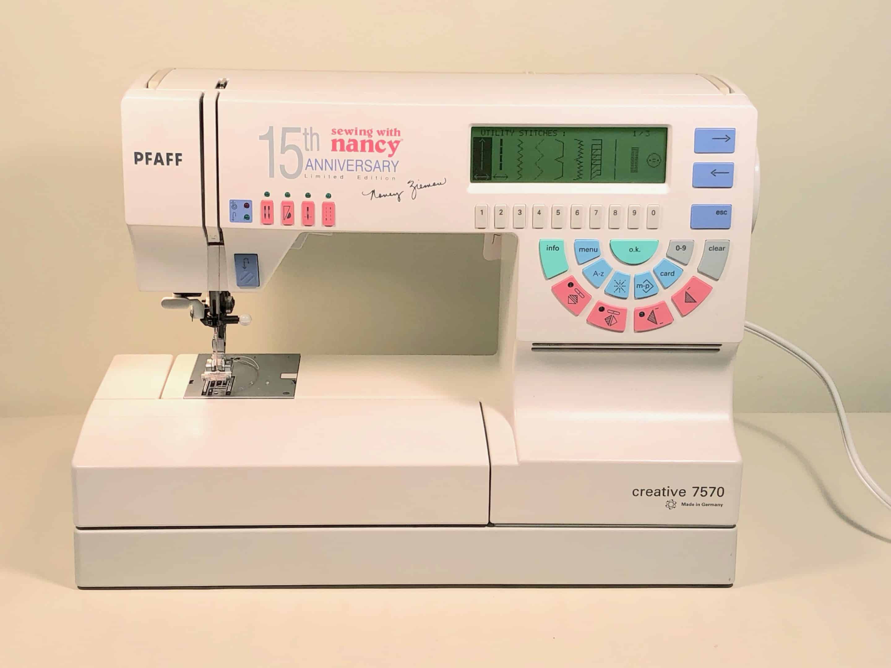 Pfaff Creative 7570 ReconditionedNancy Zieman EditionWith IDT1 Year