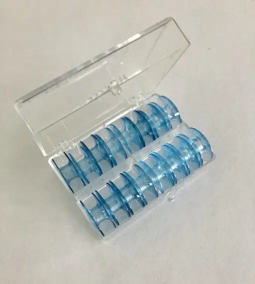 Pfaff Bobbins with BoxBlue Bobbins Brubaker's Sewing Center