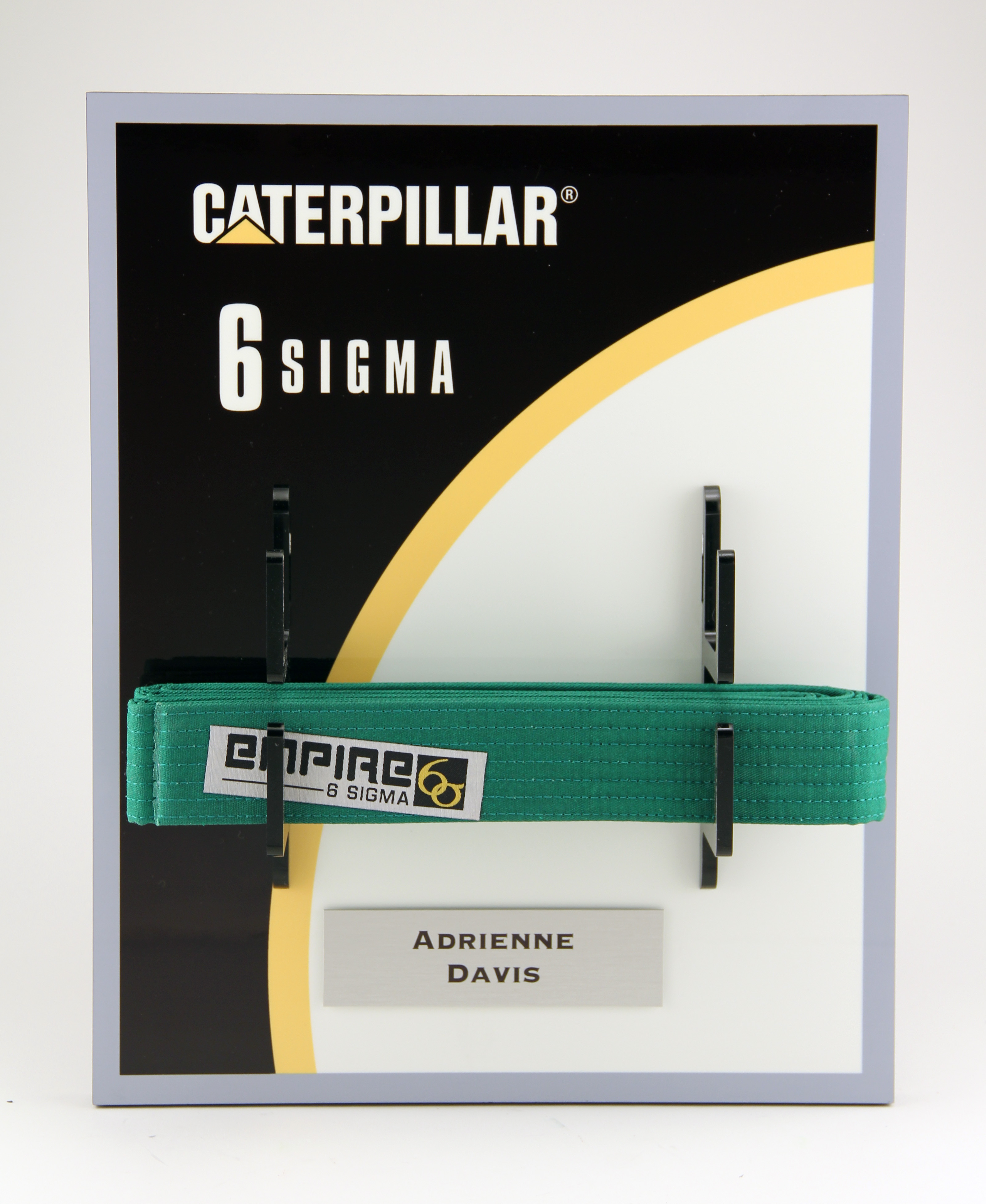 Caterpillar 6 Sigma Green Belt Quality Award Bruce Fox