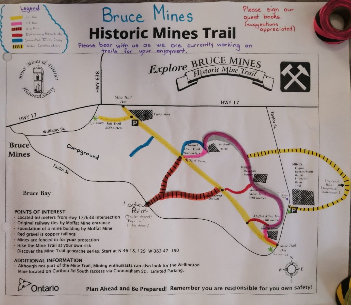 Historic Mines Trail Town of Bruce Mines