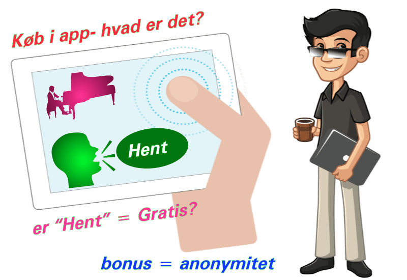 Hvad betyder “Køb i app” Brug din tablet...bedre