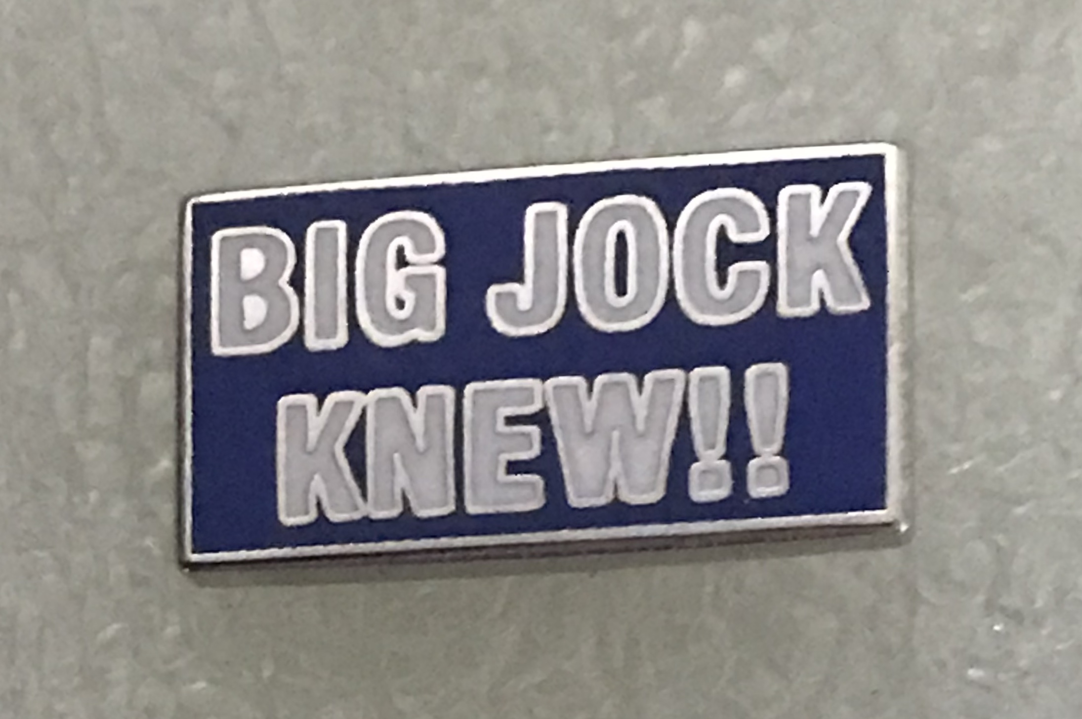 Glasgow Rangers Big Jock Knew!! The Brummie Badgeman