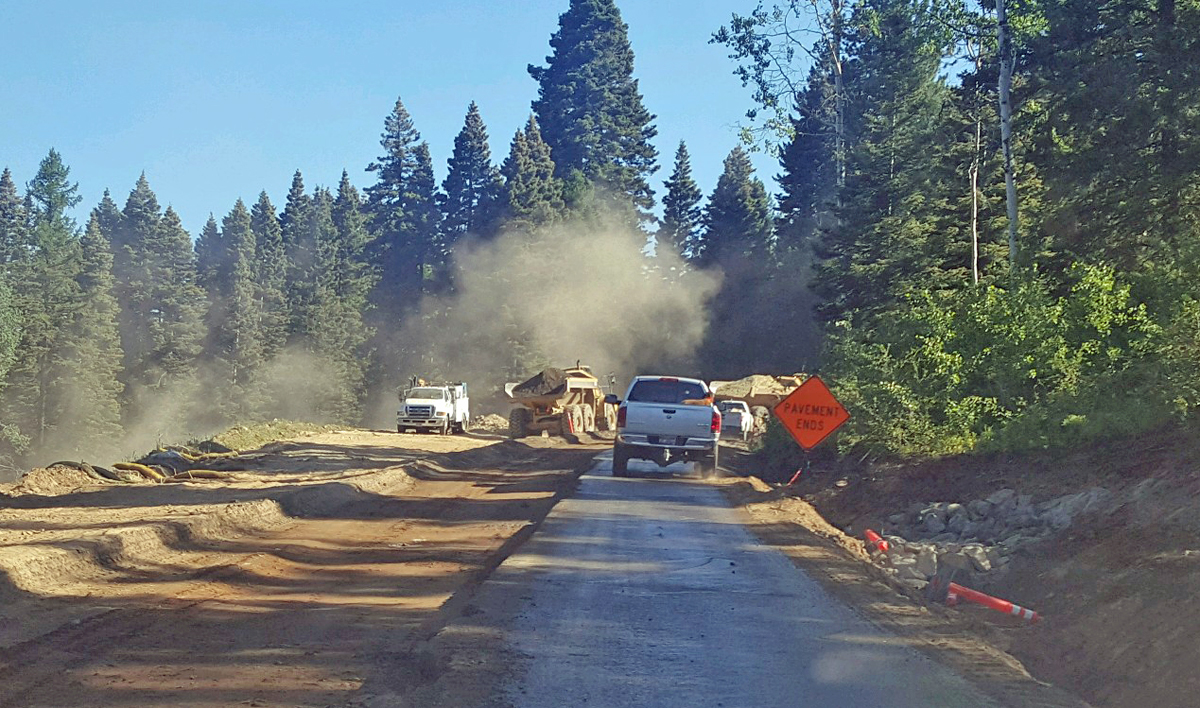 Goose Lake Road Construction Update Brundage Mountain Resort