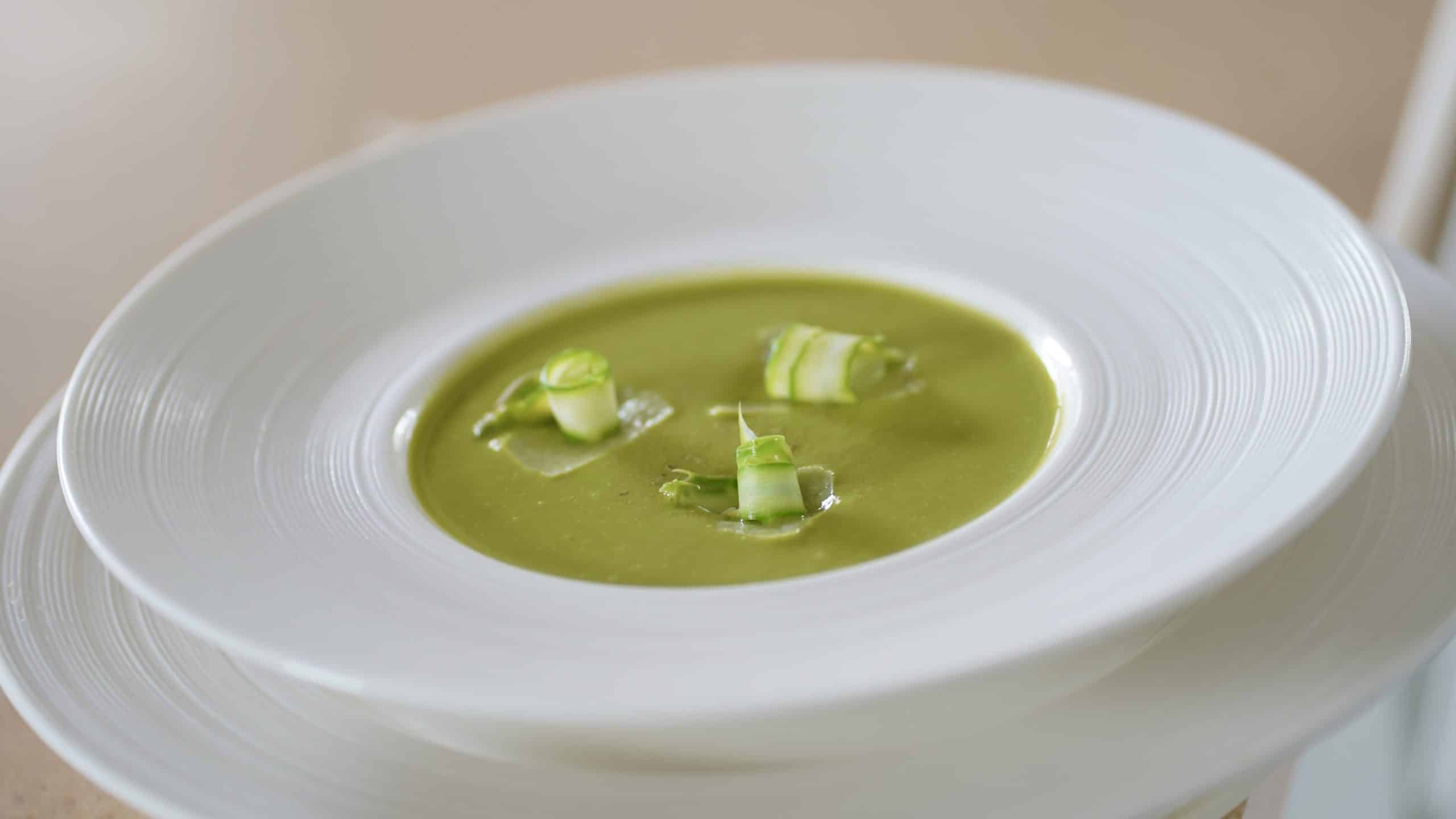 Asparagus Velouté Bruno Albouze French cooking Masterclass
