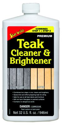 TEAK CLEANER BRIGHTENER 32OZ NOT FOR RESALE IN US Canadian Marine Parts