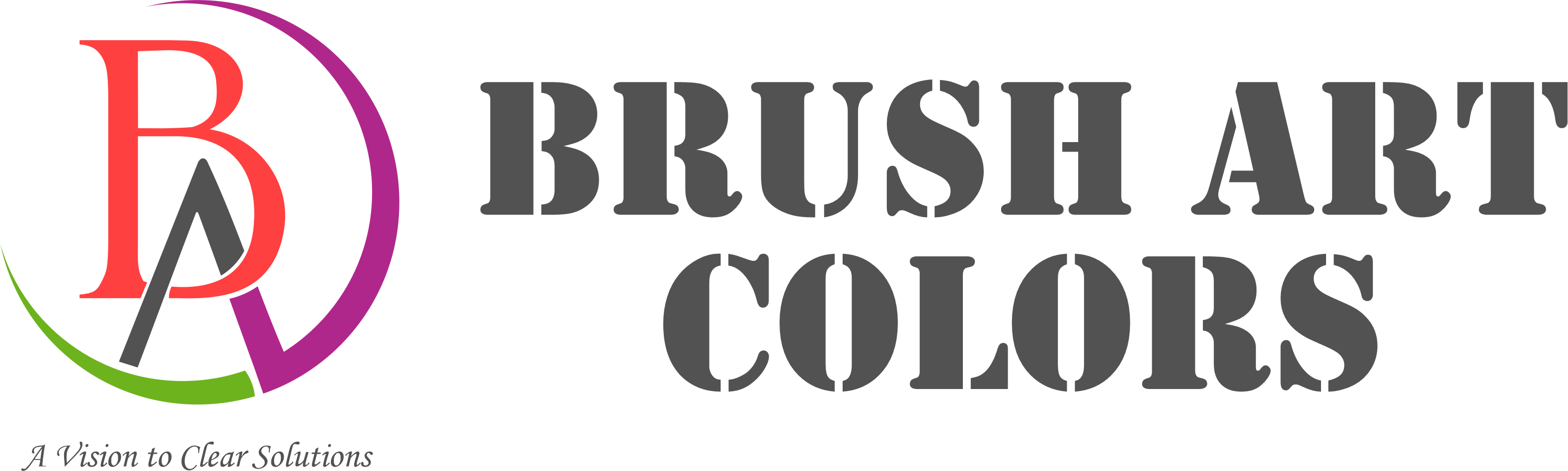 Contact Us Brush Art Colors