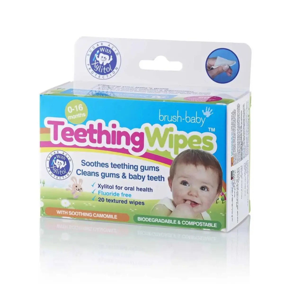 Teething Wipes for Baby Mouths Best Baby Teething Care BrushBaby
