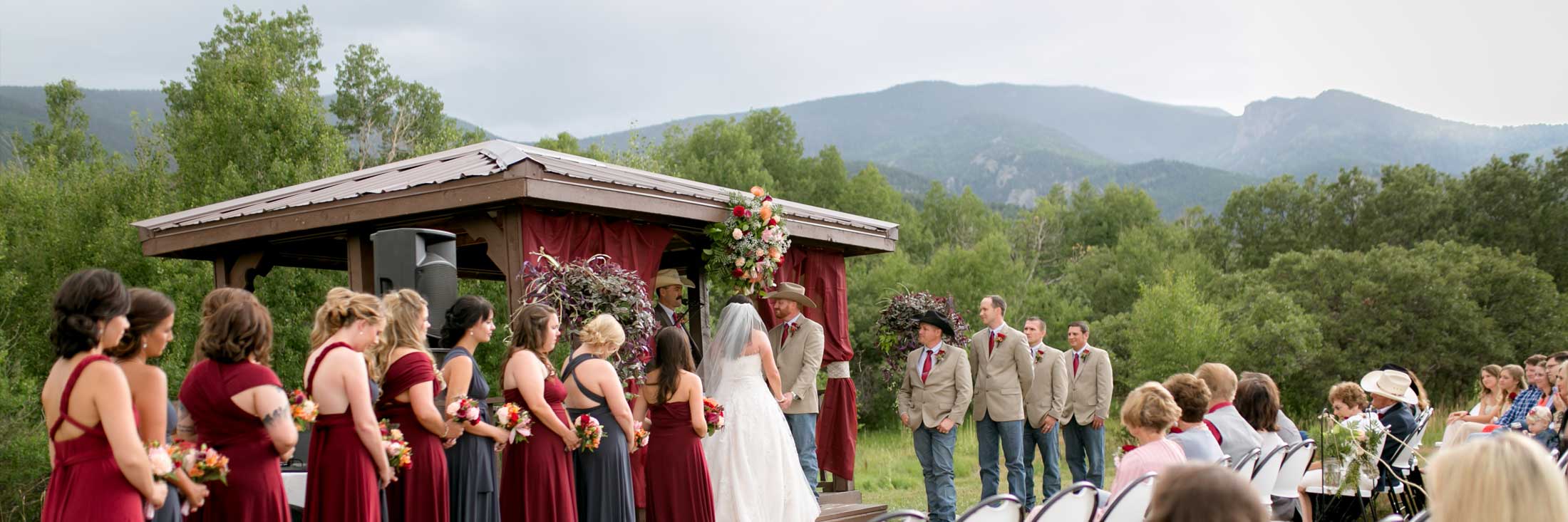 Brush Canyon Ranch » A private mountain wedding venue near Rye