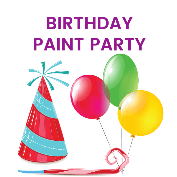 Birthday Paint Party Brushes N' Vino