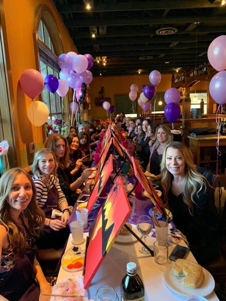 Paint and Sip Orange County Mobile Painting Parties Brushes ‘n Vino